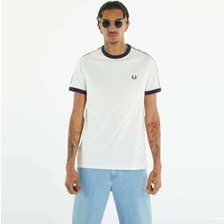 Fred Perry Men's Taped Ringer T-Shirt White/129 Snow White