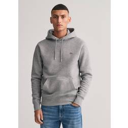 Gant Herr Shield hoodie Grå