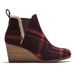 Toms Kelsey Wedge - Barn Red