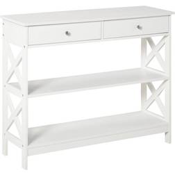 Homcom Top X Console Table 30.5x100cm