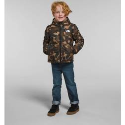 The North Face Kids' Reversible Mt Chimbo Full Zip Hooded Brown Camo 4T