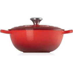 Le Creuset Cerise Signature med låg 32cm