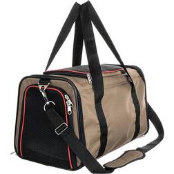 Hunter & Cat Carrier Bag Sydney Tan/Red 48x28x28cm