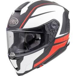 Premier Hyper DE 92 BM Helmet - Matt Black/White/Red