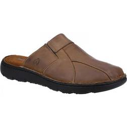 Hush Puppies Carson Mule Leather Sandal Mens