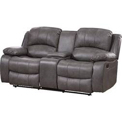Betsy Furniture Bonded Sofa 85" 2pcs 5 Seater