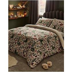 Silentnight Winter Wonderland Fleece Duvet Cover Multicolour