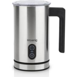 H.Koenig Montalatte Elettrico MLK8 0,24 Litri 3 Funzioni 500 W Temperatura 65 C Senza BPA Acciaio Inox Grigio MLK8_H