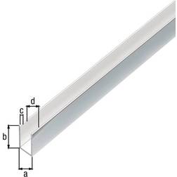 Alberts 488468 U-Profil Aluminium, chromdesign