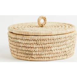 H&M Wicker Light Beige Kurv 28cm 28cm