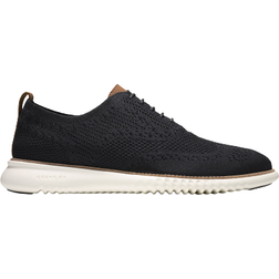 Cole Haan 2.ZEROGRAND Wingtip Oxford M - Black/ Stitchlite/Ivory