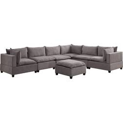 Contemporary Home Living Madison Sofa 157" 7 6 Seater