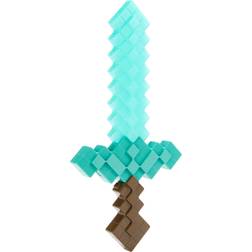 Minecraft Förtrollat Diamantsvärd Med Ljus
