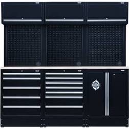 Bunker Modular Storage Combo with Stainless Steel Worktop 14 Piece