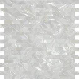 Art3d Mother of Pearl Shell Mosaic Tile for Kitchen Backsplash Seamless12"x12"