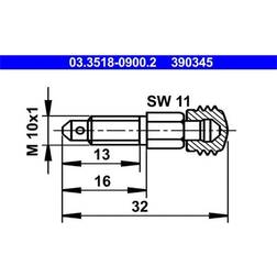 ATE 03.3518-0900.2 entlüfterschraube/-ventil -ventil entlüfterschraube