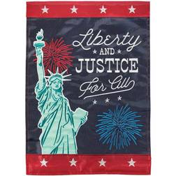 Magnolia Gardens Liberty and Justice Flag 106.7x73.7cm