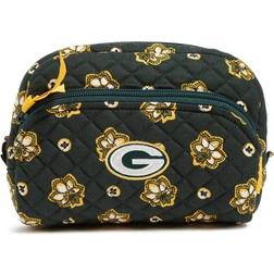 Vera Bradley Green Bay Packers Medium Cosmetic Bag