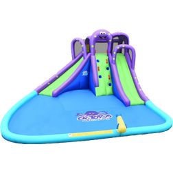 Costway Inflatable Octopus Water Park Bouncer With Slides