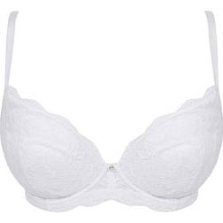 Ann Summers Sexy Lace Planet Padded Plunge Bra - White