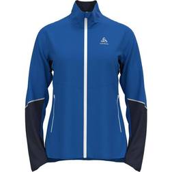 Odlo The Langnes Cross-Country jacket Women's - Nautical Blue/Dark Sapphire