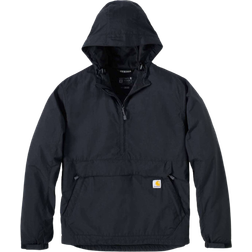 Carhartt Rain Defender Loose Fit Lightweight Packable Anorak Jacket - Black