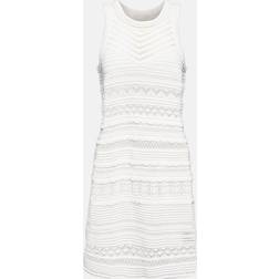 Isabel Marant Crochet Cotton-Blend Minidress - White