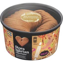 Gille Pepparkakor Stora Hjärtan 450g 1pack