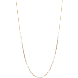 Brilliant Earth Petite Lab Diamond Tennis Necklace - Gold/Diamonds