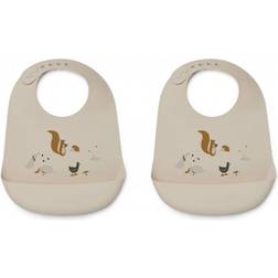 Liewood Tilda Silikon Haklapp 2-Pack Friendship Multi Mix