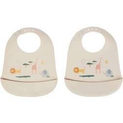 Liewood Tilda Silikon Haklapp 2-pack Safari Sandy Mix