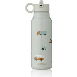 Liewood Falk Vattenflaska 350ml Vehicles/Dove Blue