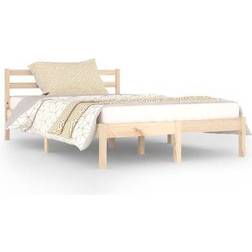 vidaXL Solid Pine Sengeramme 125.5x205.5cm