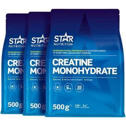 Star Nutrition 3x Creatine monohydrate 500g 3 st