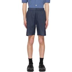 Norse Projects Navy Poul Shorts Calcite Blue