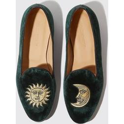 Scarosso Jordan lippers green_velvet