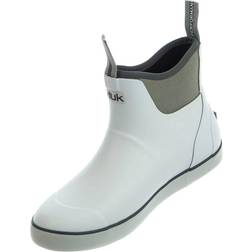 Huk rogue wave men's deck boots, white, m11