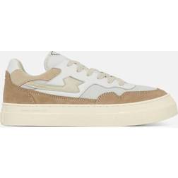 Stepney Pearl S-Strike Suede Mix Sneakers - White/Earth