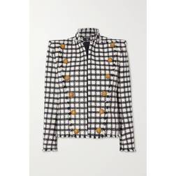 Balmain Tweed Jacket Black FR