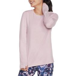 Skechers Godri Swift Long Sleeve Damen Shirt - Rosa