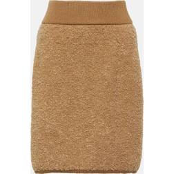 Dolce & Gabbana Short cashmere and alpaca wool skirt