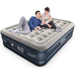 Idoo Air Mattress with Built in Pump Queen 203x152x46cm