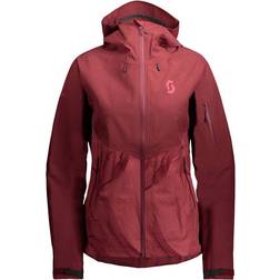 Scott Explorair 3 Layer Women's Jacket - Amaranth Red/Amaranth Red Print