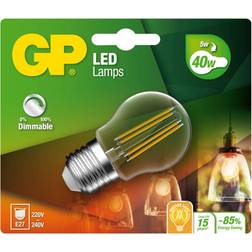 GP Batteries LED Lamp Filament Mini Globe E27 5W 470lm