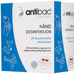 Antibac Pharma 85% Våtservietter Hånd 20stk