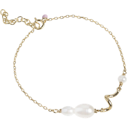 ENAMEL Copenhagen Twist Bracelet - Gold/Pearls