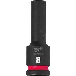 Milwaukee 8mm 1/2" Shockwave Deep Impact Socket