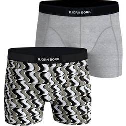 Björn Borg Premium Cotton Stretch Boxer 2-pack Grå