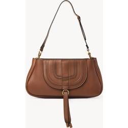 Chloé Marcie clutch Brown Size OneSize 100% Calf-skin leather