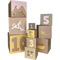 Smallstuff Stacking Boxes 1-10 Farm And Dolls